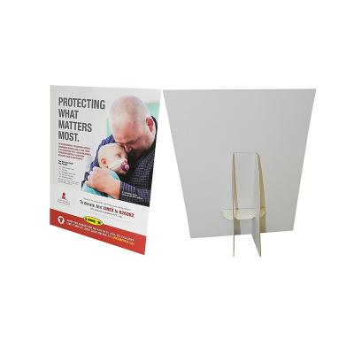 China Advertising Display Display Table Top Counter PVC Board Holder Exhibition Foam Sign Card for sale