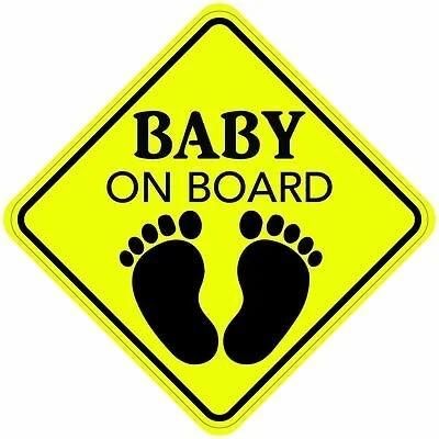 China Decoration sticker design baby new on board car sticker label sticker baby car sticker for sale