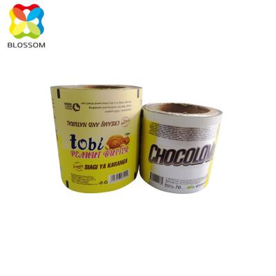 China Custom Printed Plastic Bar Wrapper Cold Seal Chocolate Wrapping Film Moisture Proof for sale