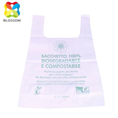 China Custom Printed Cheap Plastic Bag Moisture Proof LDPE T Shirt Shopping Bag for sale