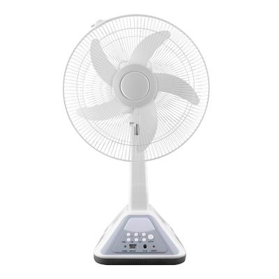 China AC/DC Operation with Wholesale 14/16/18 Powerful Solar Fan China teyoza Wind Table Electric Rechargeable Fan with Remote Control for sale