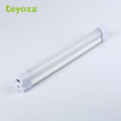 China Strobe light/SOS light/duotone teyoza USB battery emergency light multi-function rechargeable led lamp rechargeable led lamp option for sale