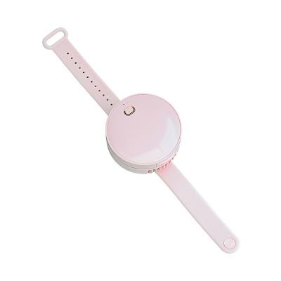 China Multifunctional Household Wrist Fan Fan Micro USB Wristband With Silicone Band Watch Fan for sale