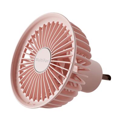 China New 2022 Camping Fan Bracket 3000mah Multi-Function Outdoor Rechargeable Ceiling Fan Portable Tripod Desktop Fan for sale