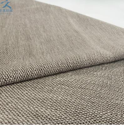 China Flame Retardant Hot Sale European Market Linen Fabric Upholstery Fabric For Sofa for sale