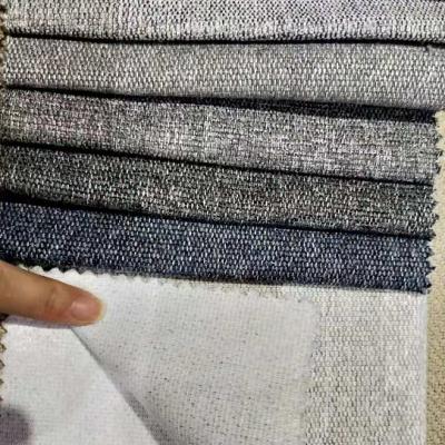 China New Tear-Resistant Upholstery Sofa Fabric Linen Material for sale