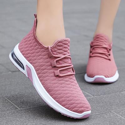 China Breathable Casual Shoes Slip On Beige Mesh Sneaker Shoes Women Sneakers Shoes Woman Lightweight Running Shoes Fashionable Sports Shoes for sale