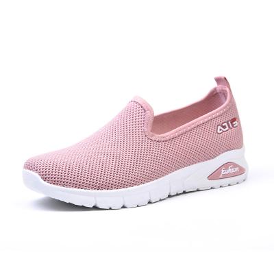 China 063 2020 Newest Designs Cheap Sneakers Breathable High Quality White Shoes For Women Ladies Shoes Flat Shoes for sale