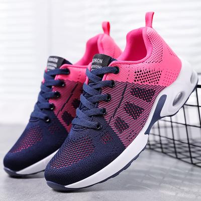 China 2021 Fashion Trend New Arrival Lace Sneakers Breathable Women's Fashion Sneakers Shining Purple Red for sale