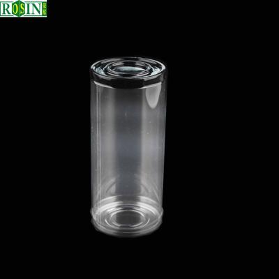 China Disposable Plastic Clear PVC Printing Cylinder Tube Packaging for sale