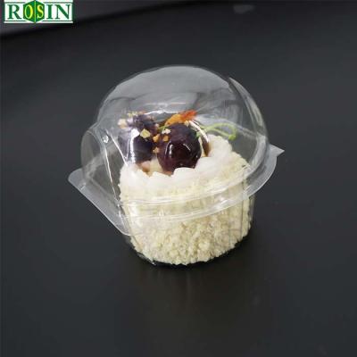 China Recyclable Clear PVC Round Cake Box Plastic Transparent Boxes For Cakes for sale