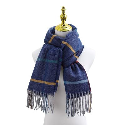 China Popular popular women's jacquard scarves wholesale long polyester jacquard fringe scarves for sale