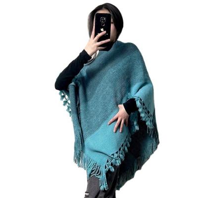 China Wholesale Women's Fashion Tassel Shawl Women's Cape Comfortable Women's Shawl for sale