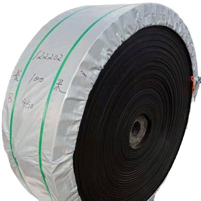 China PE EP200 Fabric Conveyor Belt Rubber Electric Portable Earth Conveyor Belt for sale