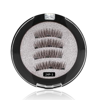 China Wholesale New Product Synthetic Hair Artificial Eyelashes Set With Magnetic Curler 100% Hand Made Synthetic Eyelashes Set for sale