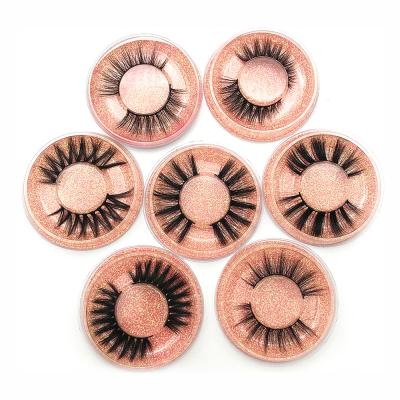 China Wholesale Synthetic Hair Good Quality Volume Lashes Tray Make Up Tools 100% Synthetic Handmade Faux Mink Lashes for sale