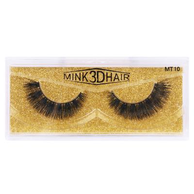 China Well-designed Wholesale Nature 3D Mink Fur Eye Lashes Fluffy Glamorous Volume Mink Strip Eyelashes Handmade for sale