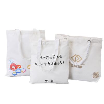 China Recyclable Eco - Friendly Canvas Tote Bag Customized Cotton Bag Drawstring Bag for sale