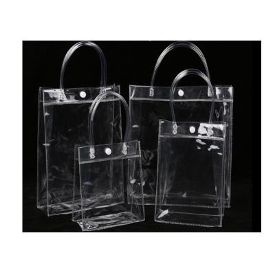 China Recyclable PVC Clear Cosmetic Packaging Plastic Bags Or With Plastic Zipper for sale