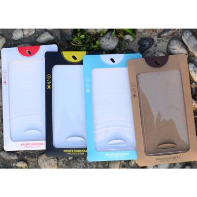 China Recycled Materials Hot Sale Transparent PVC Box Package, Phone Case Package Box Paper Package Box for sale