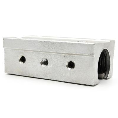 China Stable performance: square SBR linear guide bearings cnc linear guide bearings cnc linear bearing 3d bottom rail linear bearing block SBR40LUU for sale