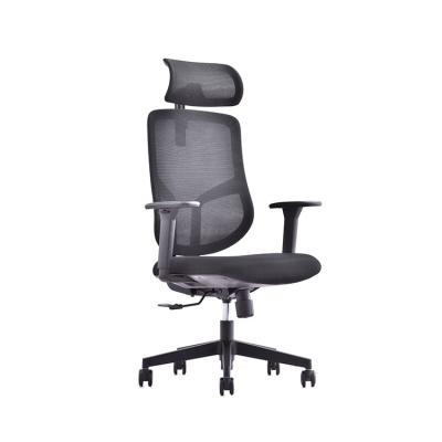 China Adjustable (Height) China Made Top Quality Fabric Upholstery Ergonomic Executive Office Chair for sale