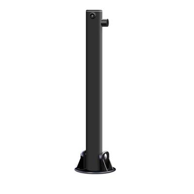 China Footpath Security Parking Post Protector Driveway Barrier Height Requirements Security Folding Down Black Stainless Carbon Steel Bollard for sale