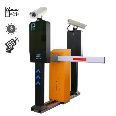 China 2021 Automatic Metal Parking System Recognition Gate Cold Pressed Metal Barrier Equipment Allloy Plate Barrier Access Control System Gates for sale