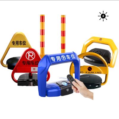 China Car Parking Management Technical Support Customize Remote Control Equipment Blue Tooth Solar Ground Parking Barrier Hex Lock for sale