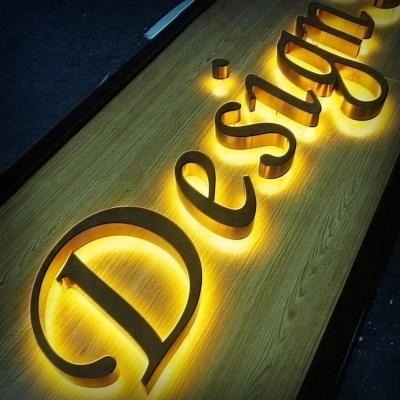 China Factory Wholesale Price Metal Letter Store Logo Sign Outdoor Business Signage Led Letters for sale