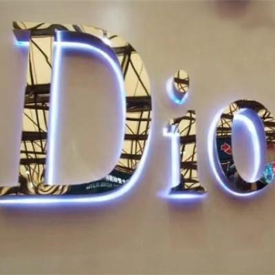 China Factory Wholesale Price Store Shop Signs Outdoor Business Signage Store Front Backlit LED Illuminated Sign Led Letters for sale