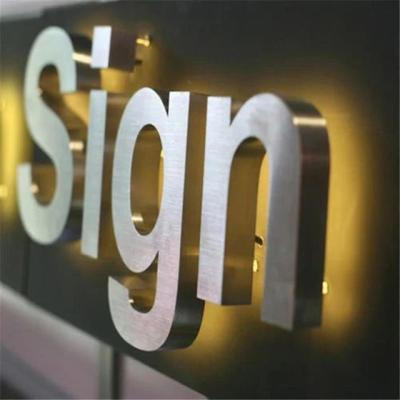 China Factory wholesale price beer led stainless steel 3d neon letter sign led letters for sale