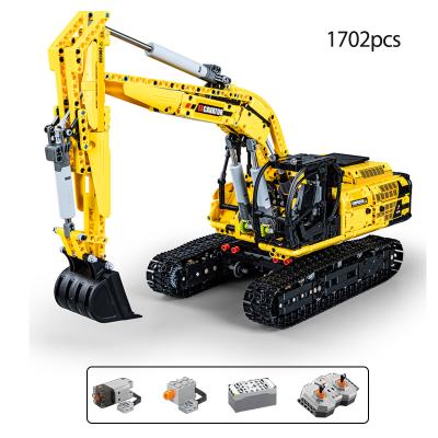 China Construction Toy Cada C61082 City Car DIY Model Building Blocks RC Excavator Remote Control Building Bricks Toys For Children Gift for sale