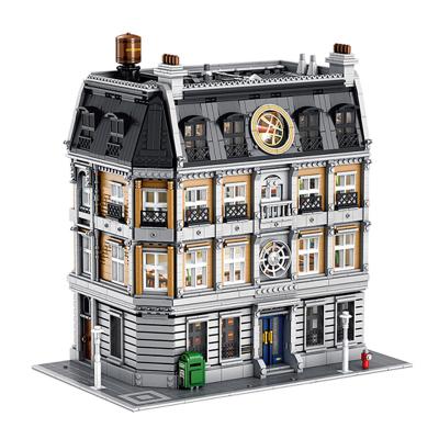 China Building Toy Panlos 613001 Sancturm Blocks Sanctorum Doctor Strange House Modern Architecture Movie Street Streetview Toys For Kids Gift for sale