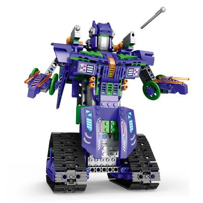 China Construction Toy Reobrix 33001 Transformation Robot Building Bricks Blocks Programmable Rc Electric App Controlled Remote Control Cars Toys for sale