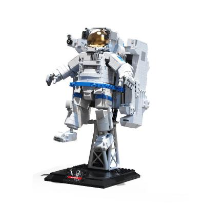 China Spaceman Brick Model Building Blocks Astronaut Figure Spaceman Spaceman Exploration Station Toys For Children Birthday Gift Large for sale