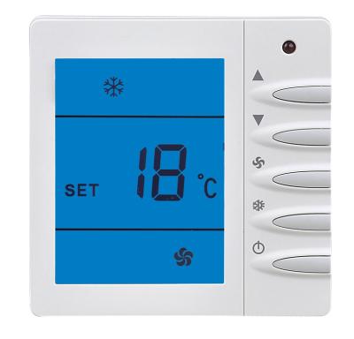 China Refrigeration Parts LCD Smart Room Thermostat For Central Air Conditioner for sale