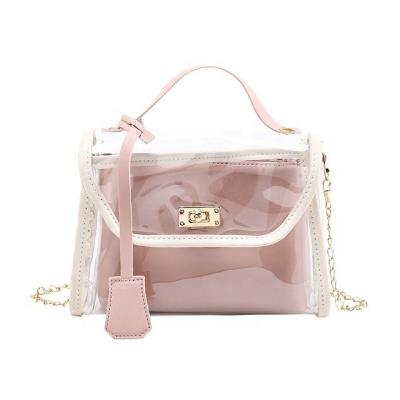 China Transparent Wild Jelly Female Bag Latest One-Shoulder Fashion Bag Mother Fasion Messenger for sale