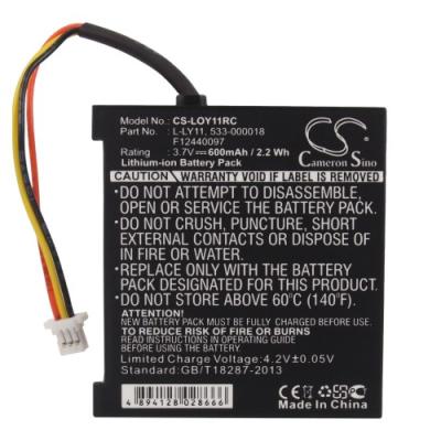 China Consumer Electronics Replacement Battery For Logitech G930 Gaming Headset G930 MX Revolution 3.7V/mA for sale