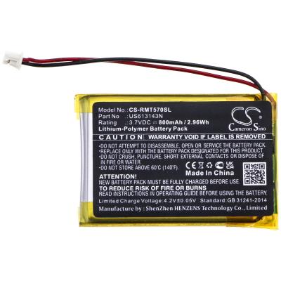 China Consumer Electronics Battery for Rapoo MT750L, MT750 pro, US613143N 800mAh/2.96Wh for sale