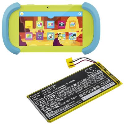 China Consumer Electronics Ematic NV3854120 Tablet Battery For KIDS PBSKD12, PBS PBKRWM5410, KIDS 7