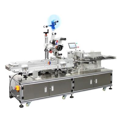 China AOQI Food Leaflet Automatic Manual Paper Labeling Machine for sale