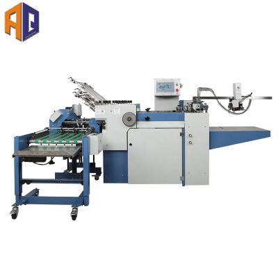 China Cross Folding Printing Machine 530TS 3 Folding Aluminum Automatic Folding Machine 6 Times Label Machine for sale