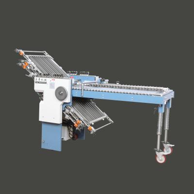 China A4 printing press leaflet folder folding paper machine with good price for sale