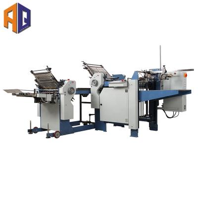 China 480 Mm Width 8 Fold Hotels Low Price High Speed ​​Automatic Paper Folder Folding Machine For Paper for sale