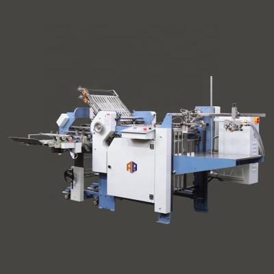 China Printing Press OEM 480mm Manual Auto Feeding Leaflet Paper Folding Machine With Folding Knife for sale