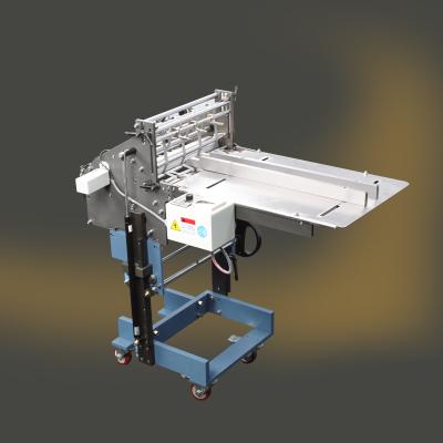 China Professional Printing Groups Placing Mobile Liftable Paper Folding Counting Machine Parts Automatic Mobile Paper Sheet Stacker for sale