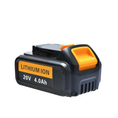 China Hot Sale Safety 18V 20V 4.0AH Replacement Power Tool Battery For Dewalt DCB141-XJ Cordless Drill for sale