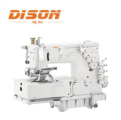 China Flat-bed-needles double warp-stitch sewing machine with shirt front tying DS-1404PSF for sale