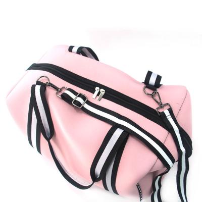 China Custom Neoprene Duffel Bag Fashion Travel Mat Travel Bag Wholesale Logo Sport Bags High Quality Gym Yoga Duffel Bag for sale